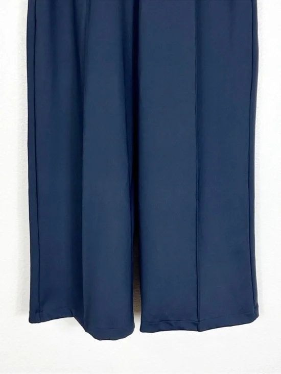 Figs FORMx Wide Leg high waisted Salina navy blue scrub pants size small petite - Picture 6 of 8